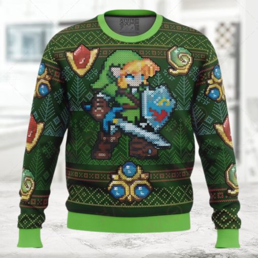 Zelda Link Green Ugly Christmas Sweater