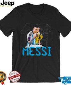 Lionel Messi Argentina Champion World Cup shirt