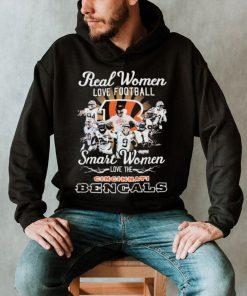 Real Women Love Football Smart Women Love The Cincinnati Bengals Shirt