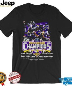 Minnesota Vikings 2022 North Division Champions Signatures Shirt