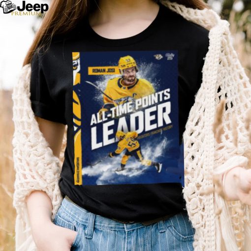 Roman Josi All time Points Leader Shirt