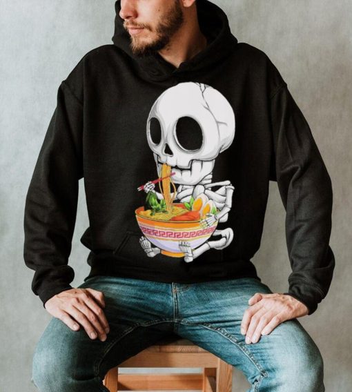 kawaii japanese anime Skeleton Halloween ramen Food Lovers Classic Shirt