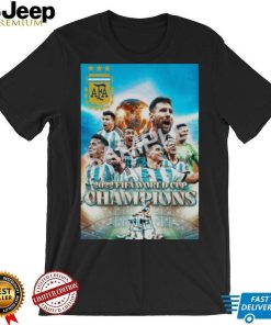 Qatar 2022 World Cup Champions Argentina Lionel Messi Shirt