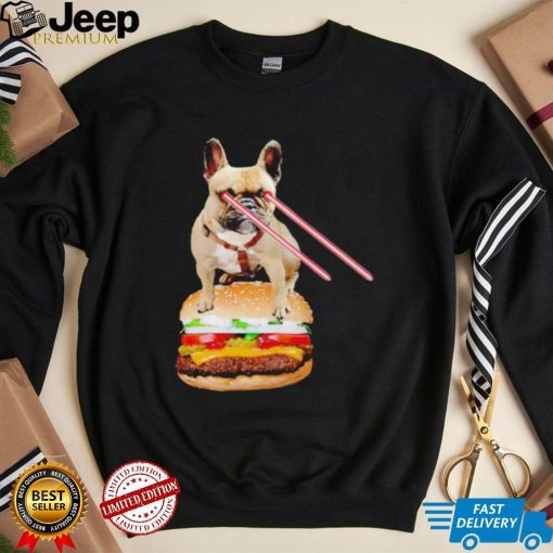 Laser Bulldog Hamburger shirt