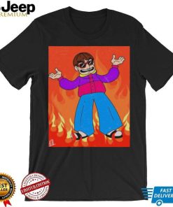 Oliver Tree In Flames Shirt