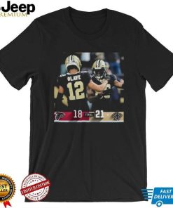 New Orleans Saints 21 18 Falcons NFL 2022 Final score shirt