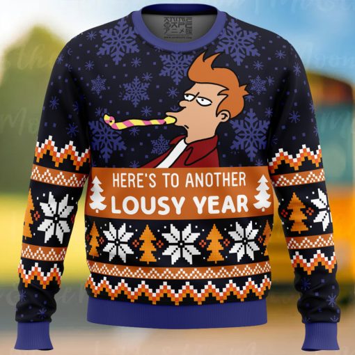 Lousy Year Futurama Ugly Christmas Sweater