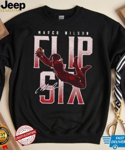 Marco Wilson Arizona Cardinals Flip Six Signature Shirt