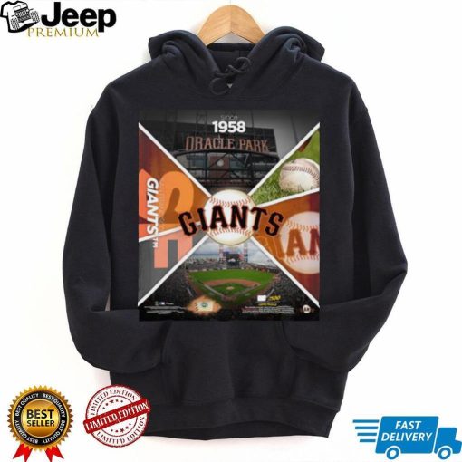 san Francisco Giants since 1958 at Oracle park shirt