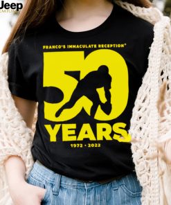 Franco’s Immaculate Reception – 50 Years 1972 2022 Signature shirt