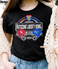 Official Arkansas Razorbacks 2022 Liberty Bowl Match up Shirt