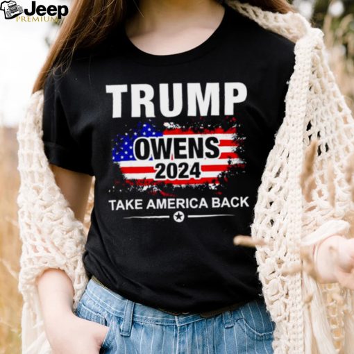 trump owens 2024 take American back shirt