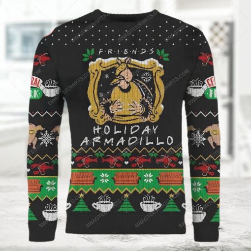 tv show friends holiday armadillo full print ugly christmas sweater