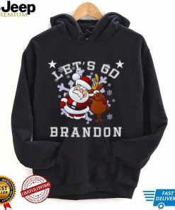 Let’s Go Brandon Santa Reindeer Christmas Holiday Biden Shirt