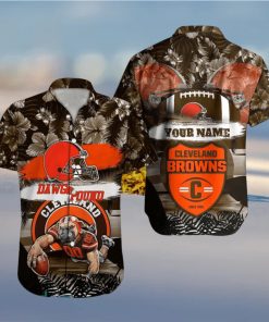 Cleveland Browns NFL Hawaiian shirt Custom Name Summer Gift