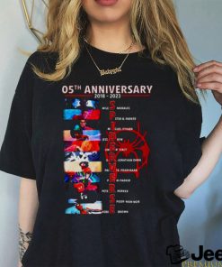 05th Anniversary 2018 – 2023 Spider Verse T Shirt