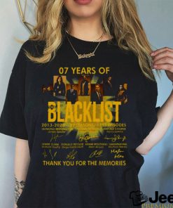 07 Years Of The Blacklist shirt