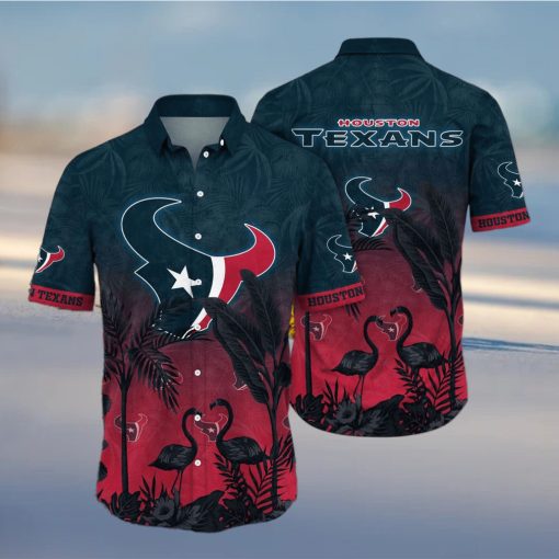 Trending NFL Houston Texans Flower Hawaiian Shirt