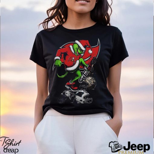 The Grinch Tampa Bay Buccaneers Stomp On NFL Teams Christmas Shirt