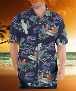 Buffalo Bills Tropical Parrot Hawaiian Shirt Buffalo Bills Hawaiian Shirt Buffalo Bills gift for Fan