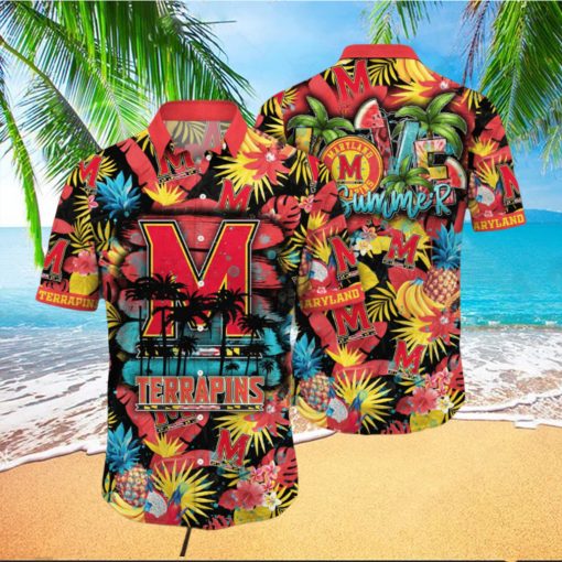 Maryland Terrapins NCAA Hawaiian Shirt Sunbathetime Aloha Shirt