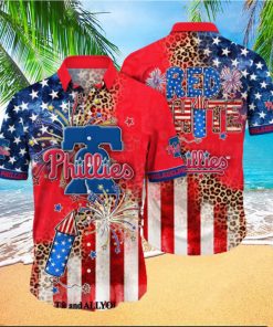 Philadelphia Phillies MLB Independence Day Unisex All Over Print Hawaiian Shirt