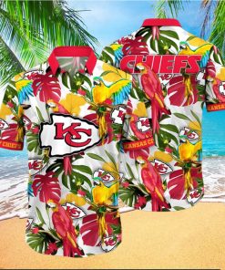 Trending NFL Kansas City Chiefs Summer Flower Hawaiian Shirt