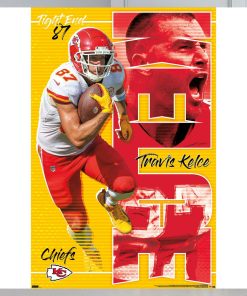 NFL Kansas City Chiefs Travis Kelce 22 Wall Poster