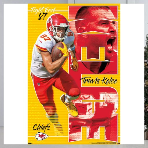 NFL Kansas City Chiefs   Travis Kelce 22 Wall Poster