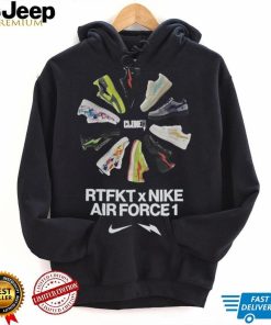 100% Authentic RTFKT x Nike Air Force 1 Forging Tee Shirt