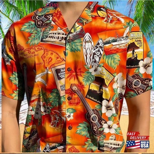 100% Cotton Kona Music Hawaiian Aloha Shirt Made In Hawaii Small