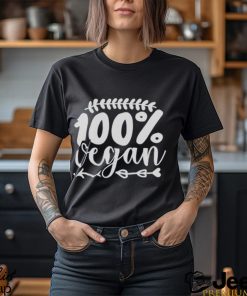 100% Vegan Shirt Unisex Hoodie