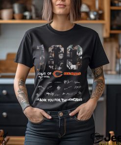 100 Years Of Chicago Bears Thank You For The Memories Shirt