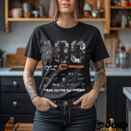 100 Years Of Chicago Bears Thank You For The Memories Shirt