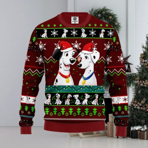 101 Dalmatians Ugly Christmas Sweater Red Ideas For Men Women