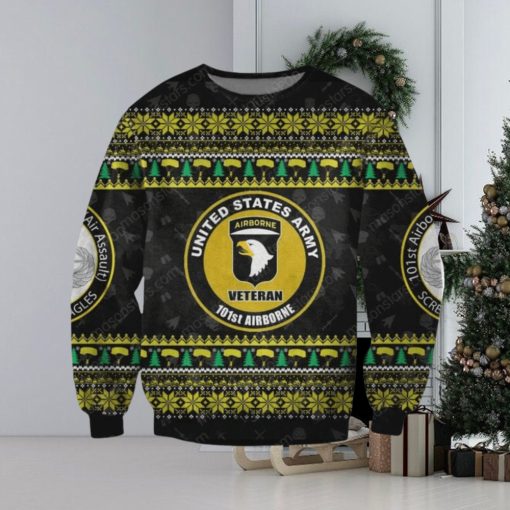 101 St Airborne Division Veteran Unisex Ugly Christmas Sweater