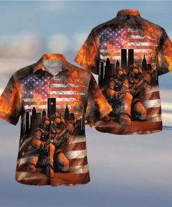 11TH OF SEPTEMBER FIREFIGHTERS HAWAIIAN SHIRT