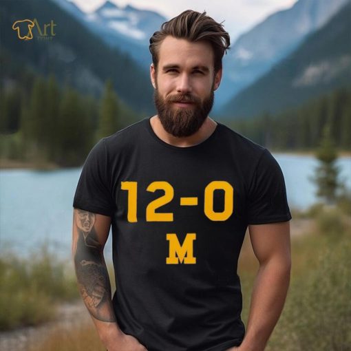 12 0 Michigan Wolverines shirt