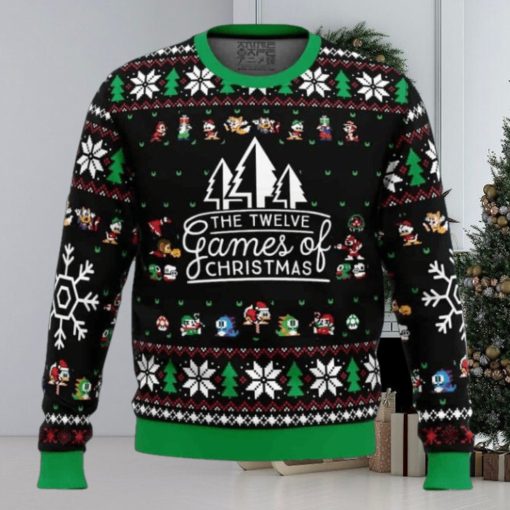 12 Games of Christmas Ugly Christmas Sweater