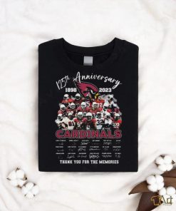 125th Anniversary 1898 – 2023 Cardinals Thank You For The Memories T Shirt