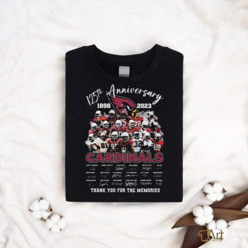 125th Anniversary 1898 – 2023 Cardinals Thank You For The Memories T Shirt