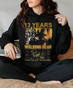 13 Years 2010 – 2023 The Walking Dead Signature Thank You For The Memories T Shirts