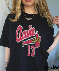 13 atlanta braves acuna baseball shirt