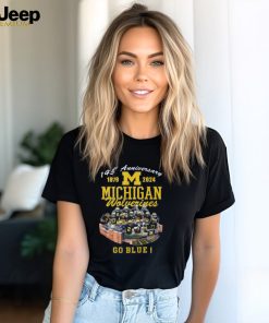 145th Anniversary 1879 – 2024 Michigan Wolverines Go Blue Michigan Stadium, Ann Arbor, Mi T Shirt