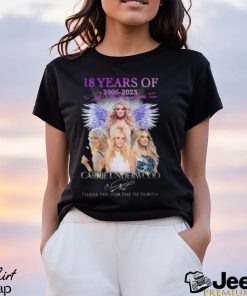 18 Years Of 2005 – 2023 Denim Rhinestones Tour Carrie Underwood Thank You  For The Memories Shirt - Icestork