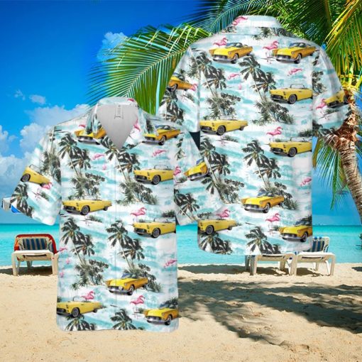 1955 Yellow Ford Thunderbird Aloha Hawaiian Shirt Men And Women Beach Shirt