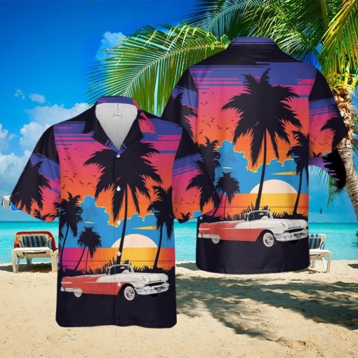 1956 Pontiac Star Chief – Convertible Aloha Hawaiian Shirt Men And Women Beach Shirt