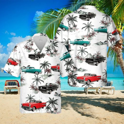 1957 Chevrolet Bel Air Aloha Hawaiian Shirt Men And Women Beach Shirt