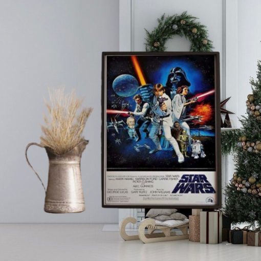 1977 Star Wars International Film Decorations Poster Canvas