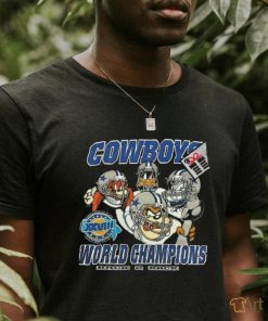 1994 NFL Dallas Cowboys Looney Tunes cartoon back 2 back football shirt